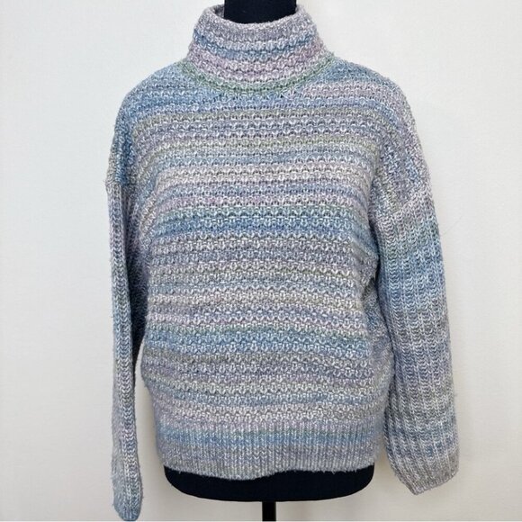 Club Monaco Womens Medium Spacedye Texture Wool-Blend Sweater - Picture 2 of 16